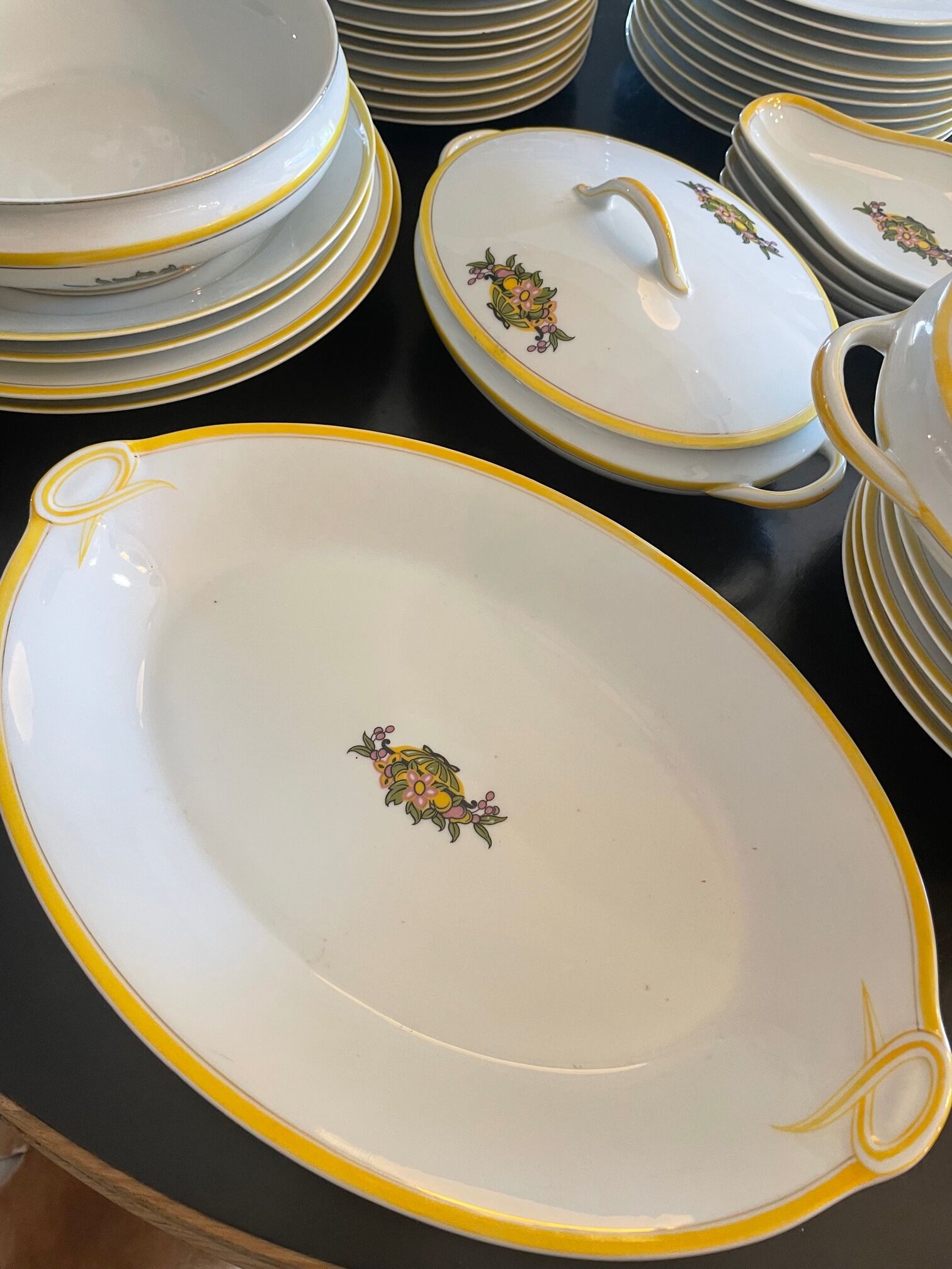 Limoges porcelain service