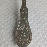 Art Nouveau cutlery set by Armand Frénais, late 19th century, silver-plated metal.