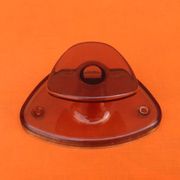 Smoked plexiglass wall coat rack, 1970s