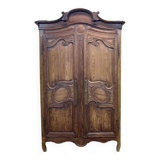19th century Louis XV fir Cauchoise wardrobe