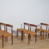 Mid Century Dining Chairs by Arne Hovmand-Olsen for Mogens Kold, 1960s, Den
