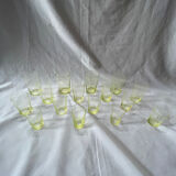 Ouraline : Lots de 16 verres en cristal souffler (série de 4)