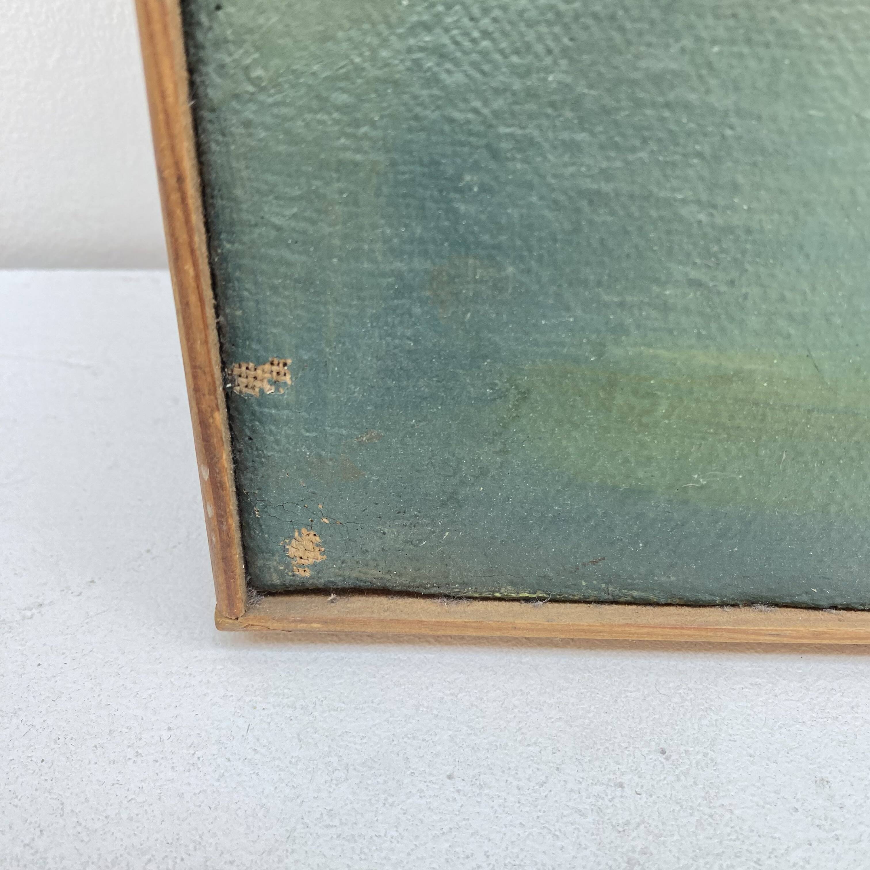 Oil painting on canvas old still life