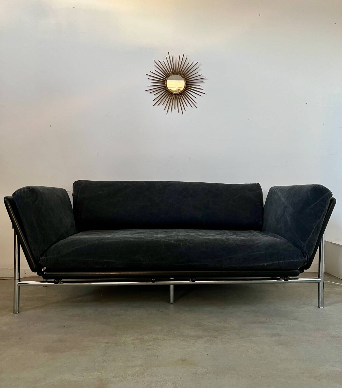 Vintage 2/3 seater sofa "Rataplan" Italian design Roberto Tapinassi for Dema modular