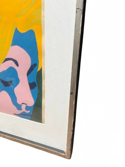 Lithograph entitled "Fra serena on rebecca et helena" by Erik Rasmussen