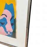 Lithograph entitled "Fra serena on rebecca et helena" by Erik Rasmussen