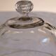 Carved crystal cheese bell