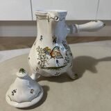 Tureen and sauce bowl Moustier bird