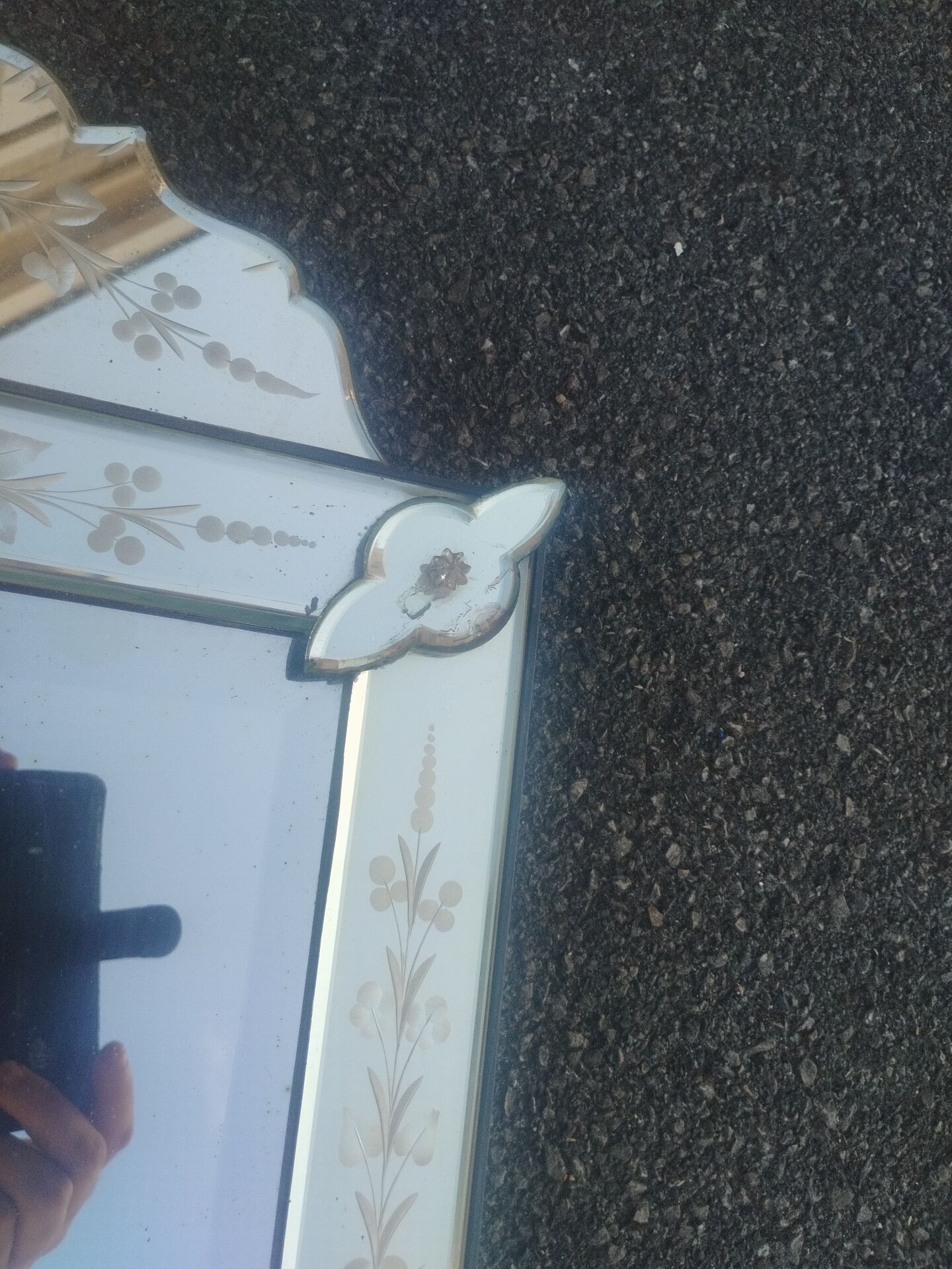 Antique Venetian mirror
