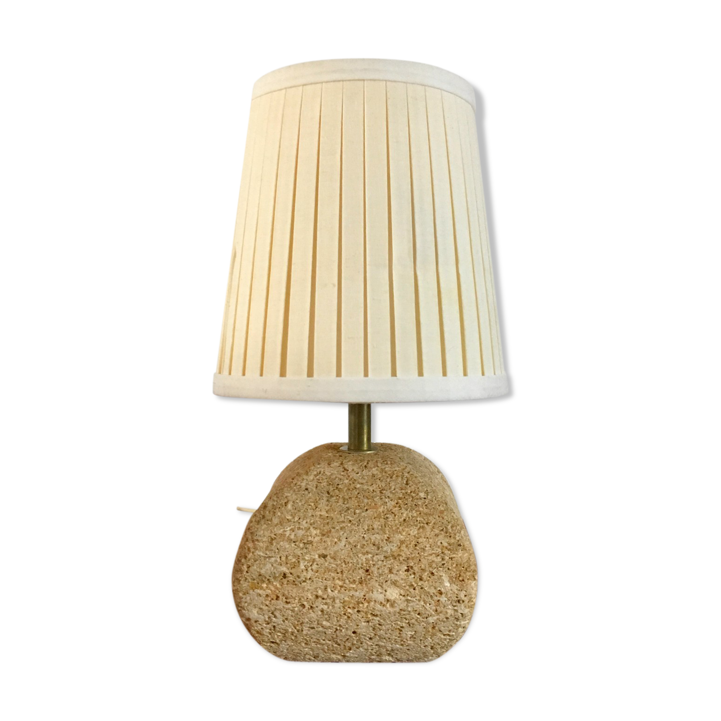 Vintage stone lamp 70s