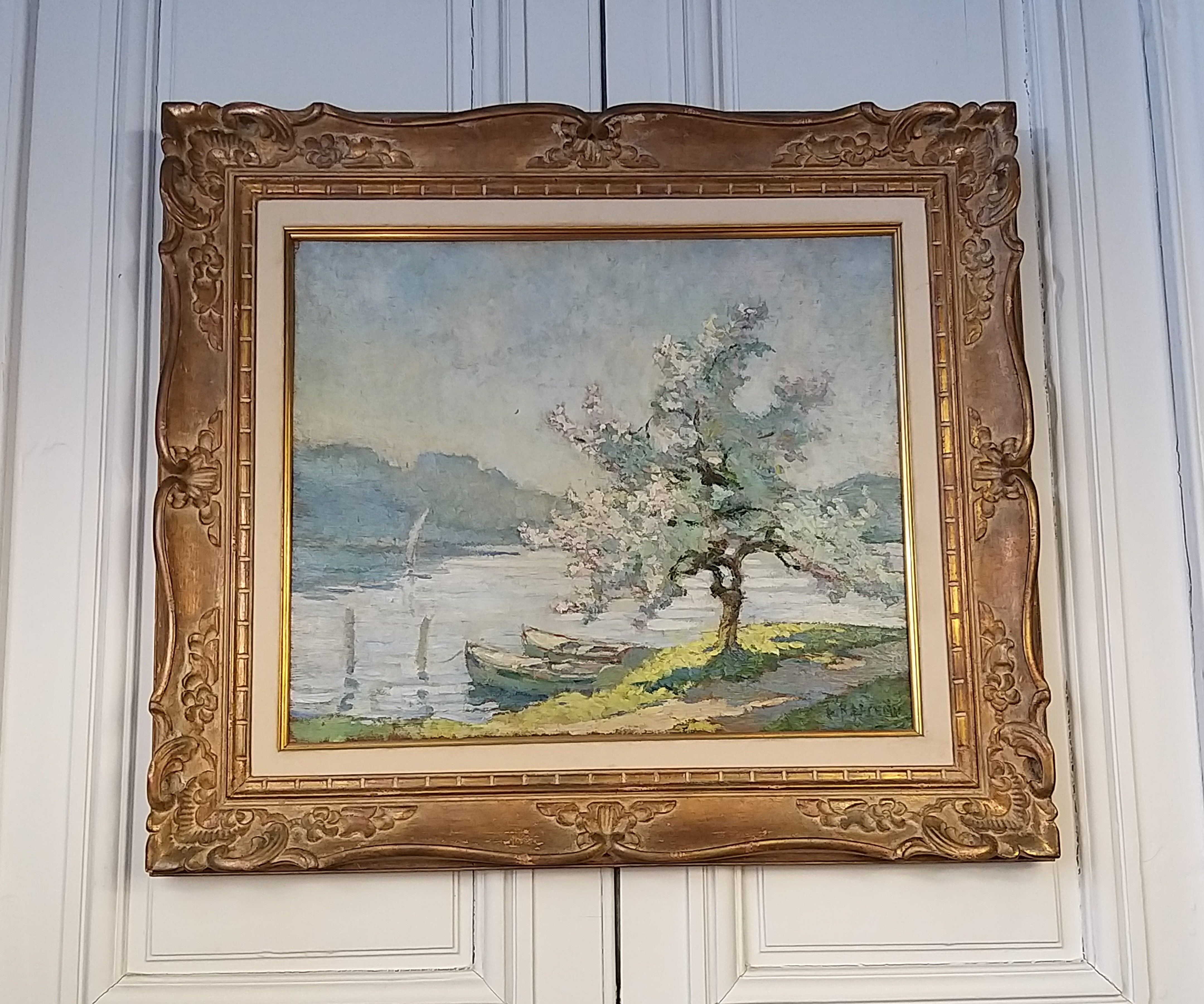 Tableau de L.R. Lacroix (1891-1977) école française huile sur bois
