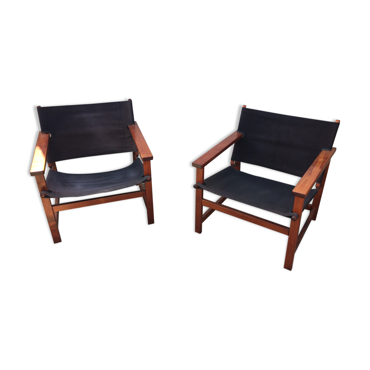Pair of danish armchairs
