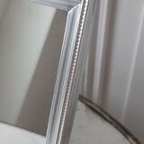 Pair of aluminum barber mirrors