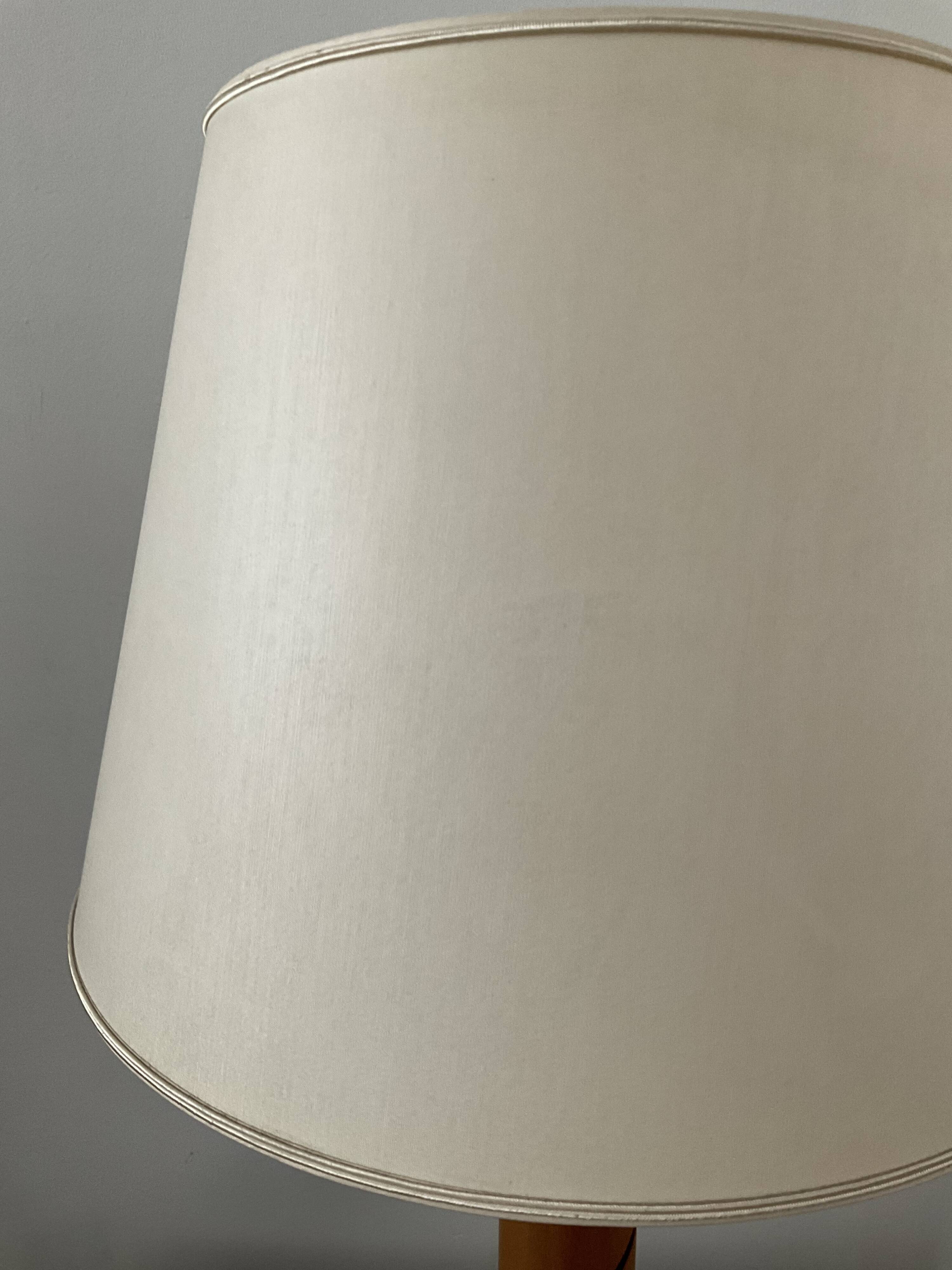 Lampe vintage en bois années 60-70