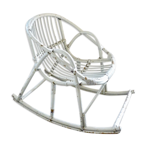 Rocking chair rotin d'occasion