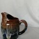 Flamed stoneware jug