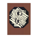 Victor vasarely, g-linn, 1951. original silkscreen print signed and numbered