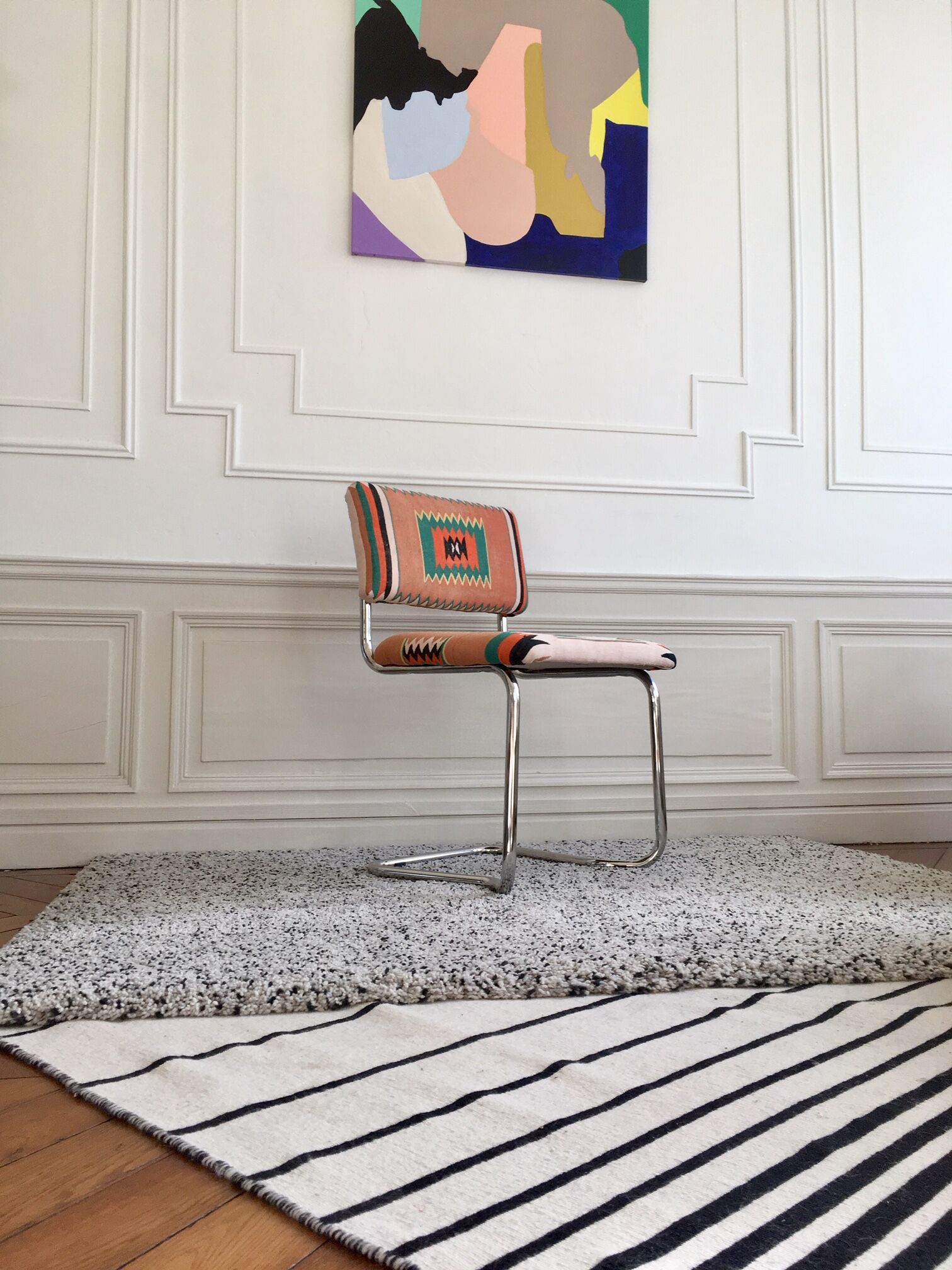 Fauteuil vintage " Navajo "