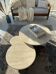 Trio of Nesting Coffee Tables x 100% Roman Travertine