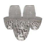 Set of 6 nesting Duralex glasses