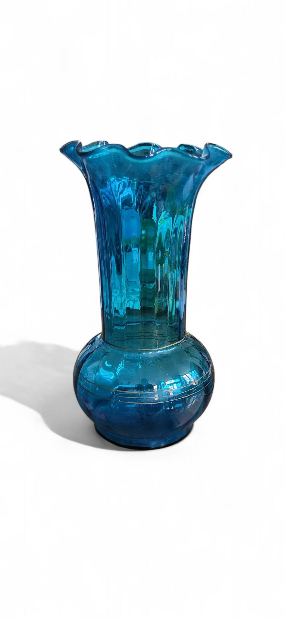 Art Nouveau glass vase
