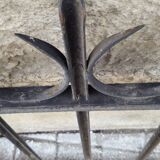 Wrought iron garden grids