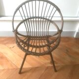 Children's rattan chair 1960