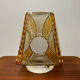 Globe glass chandelier or lamp 60s