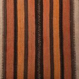 2x7 Brown Orange Vintage Kilim Runner Rug 73x221Cm SK 241806