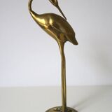 The decorative brass bird