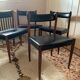 4 Danish design chairs from the 1960s