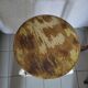 Bar top stool metal patinated seat wood dp 0922143