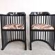 Paire de fauteuils Jugendstil Josef Hoffmann années 1910