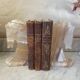 Pair of horse bookends in onyx