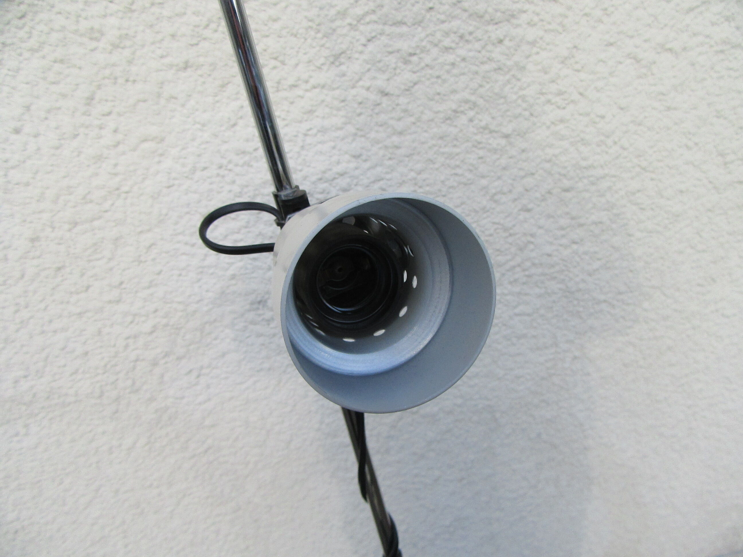 Lamppost 70 double spots vintage - white plate