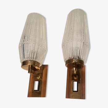 Pair of vintage wall lamps 1950/60
