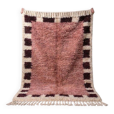 Tapis en laine naturelle fait main traditionnelle artisanale 150/250 cm