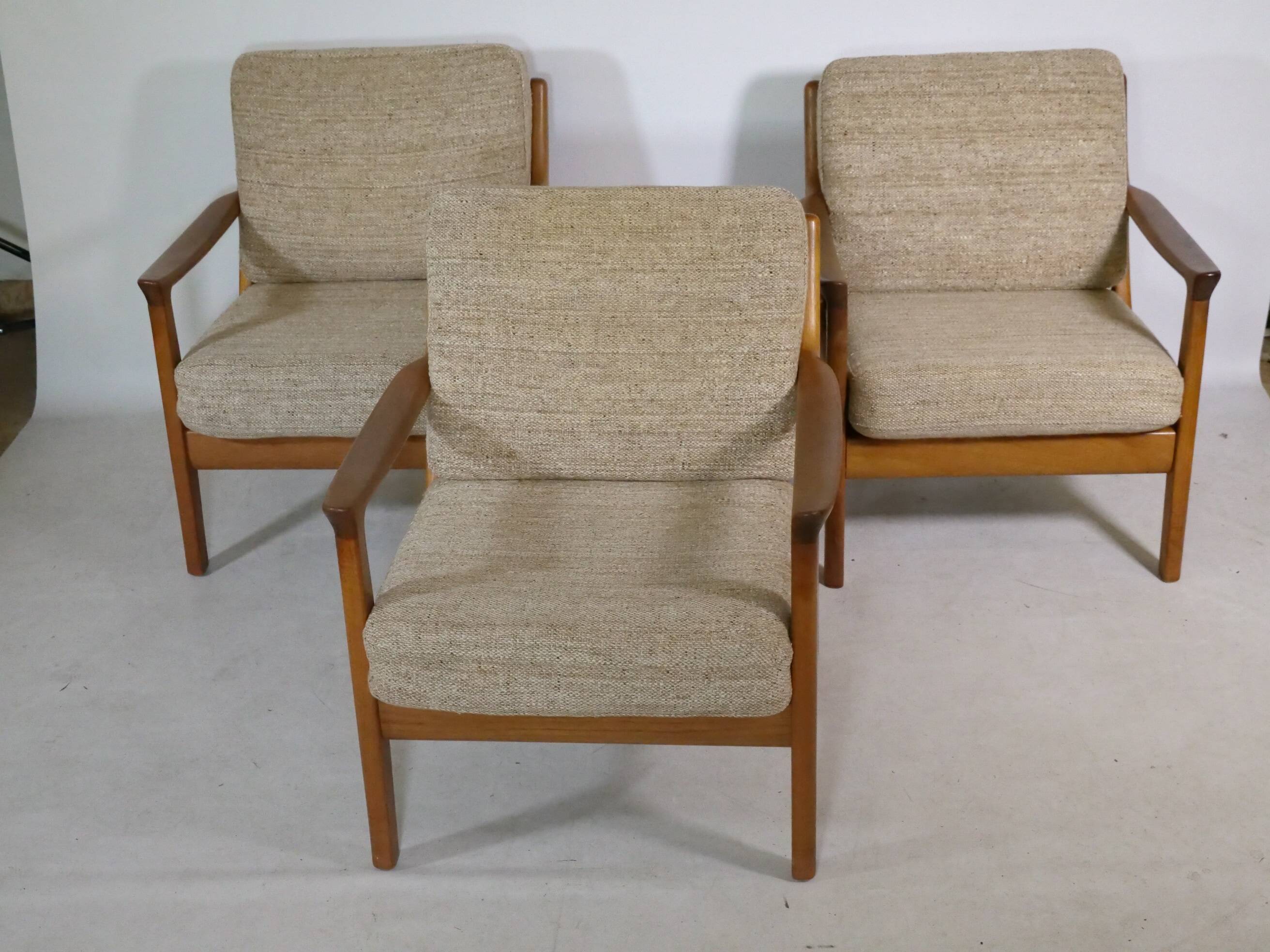 Mid-Century Teak Lounge Chairs by Juul Kristensen, Denmark, 1960s