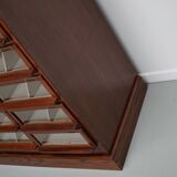 Vintage Dutch Oak / Mahogany Haberdashery Shop Cabinet, 1930s