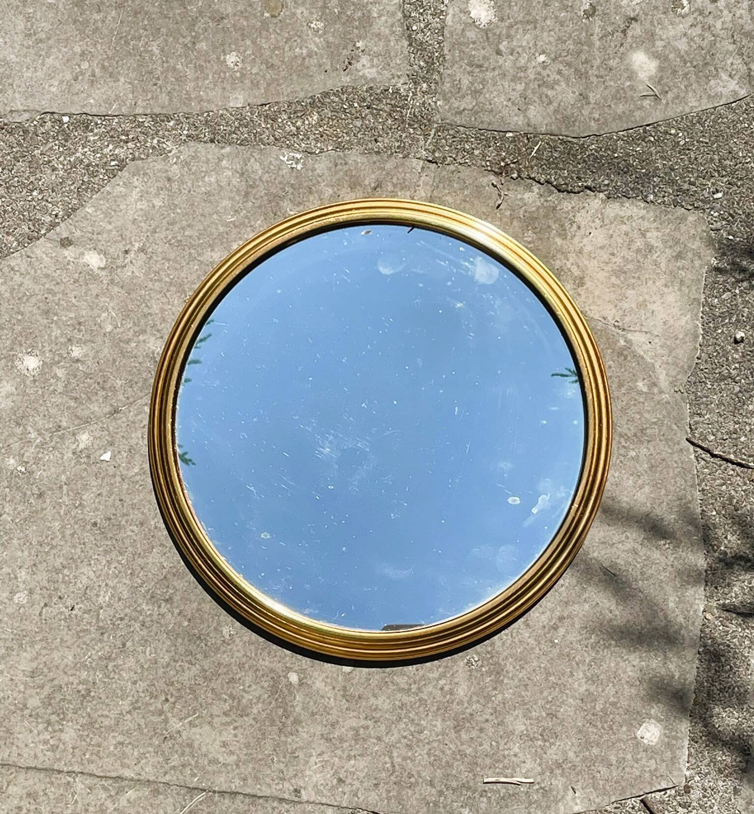 Miroir doré vintage