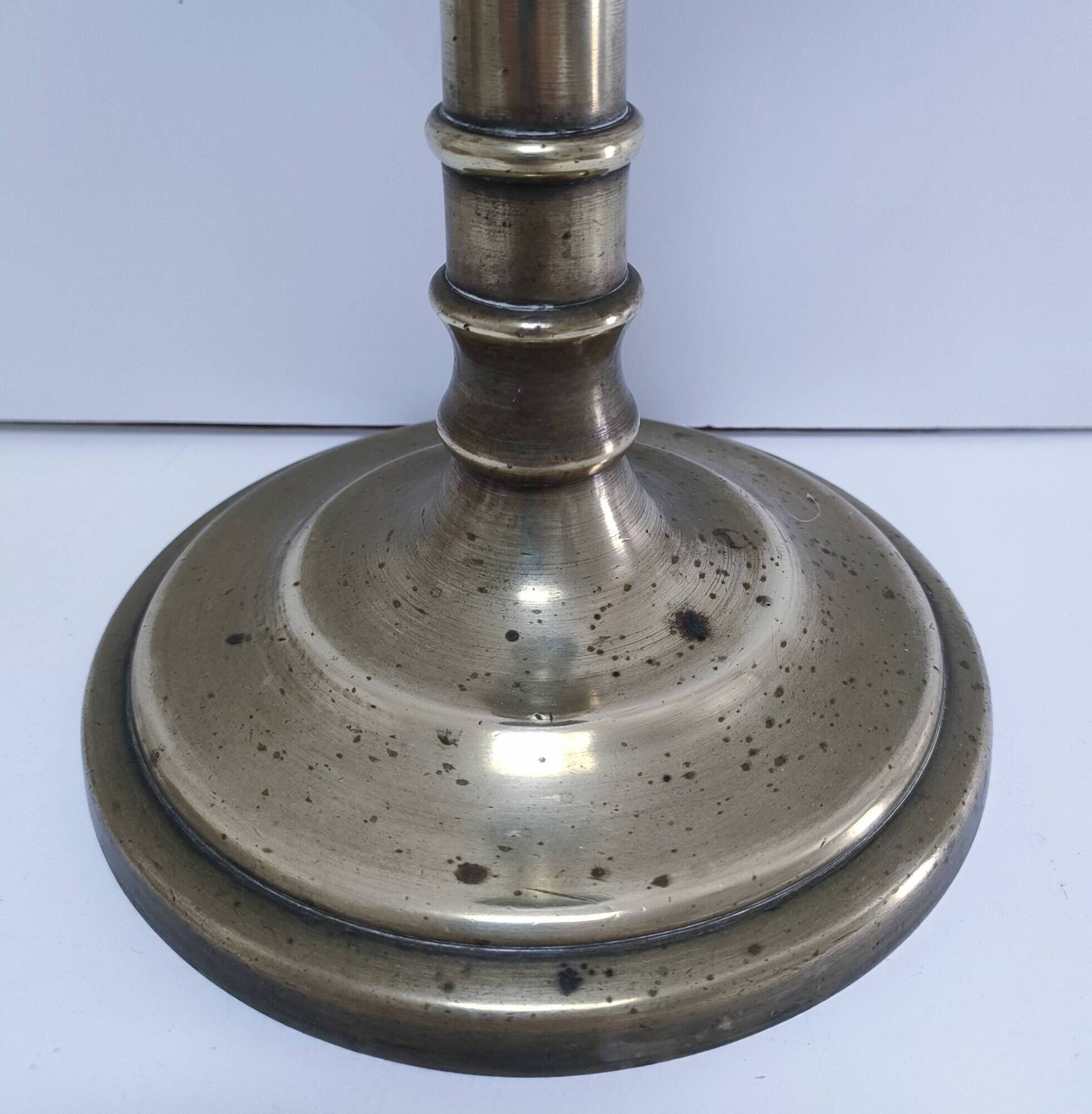 brass glass art deco lamp