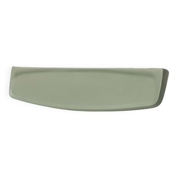 70s green linden porcelain bathroom wall shelf