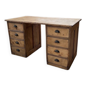 Bureau pin meuble atelier