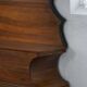 20th-century Art Deco storage bench in walnut, by a Danish cabinetmaker.
