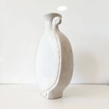 Large vintage white ceramic vase