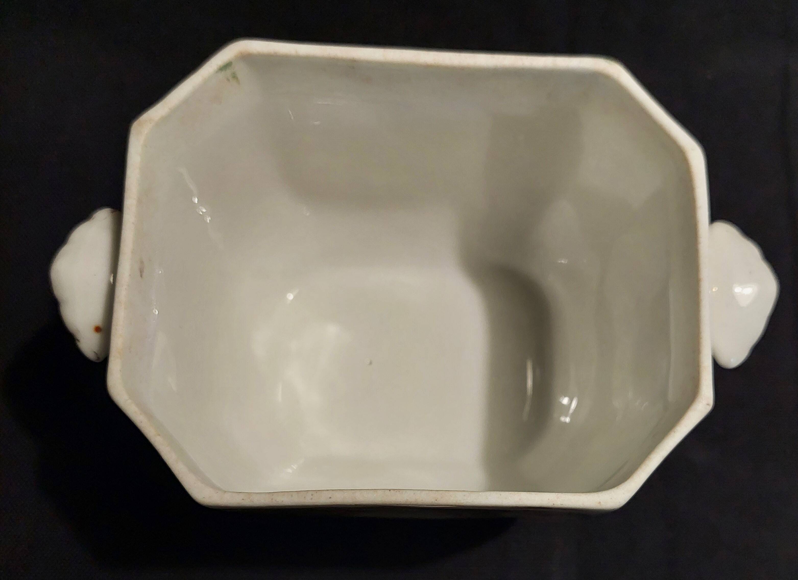 Sucrier porcelaine Pillyvuit A.P. Foecy XIXème