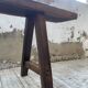 Pair of benches in walnut and solid oak 230 cm