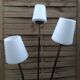 Lampadaire vintage 3 feux années 60