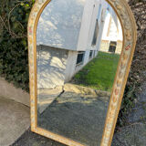 Beveled mirror plaster decoration knots and leaves