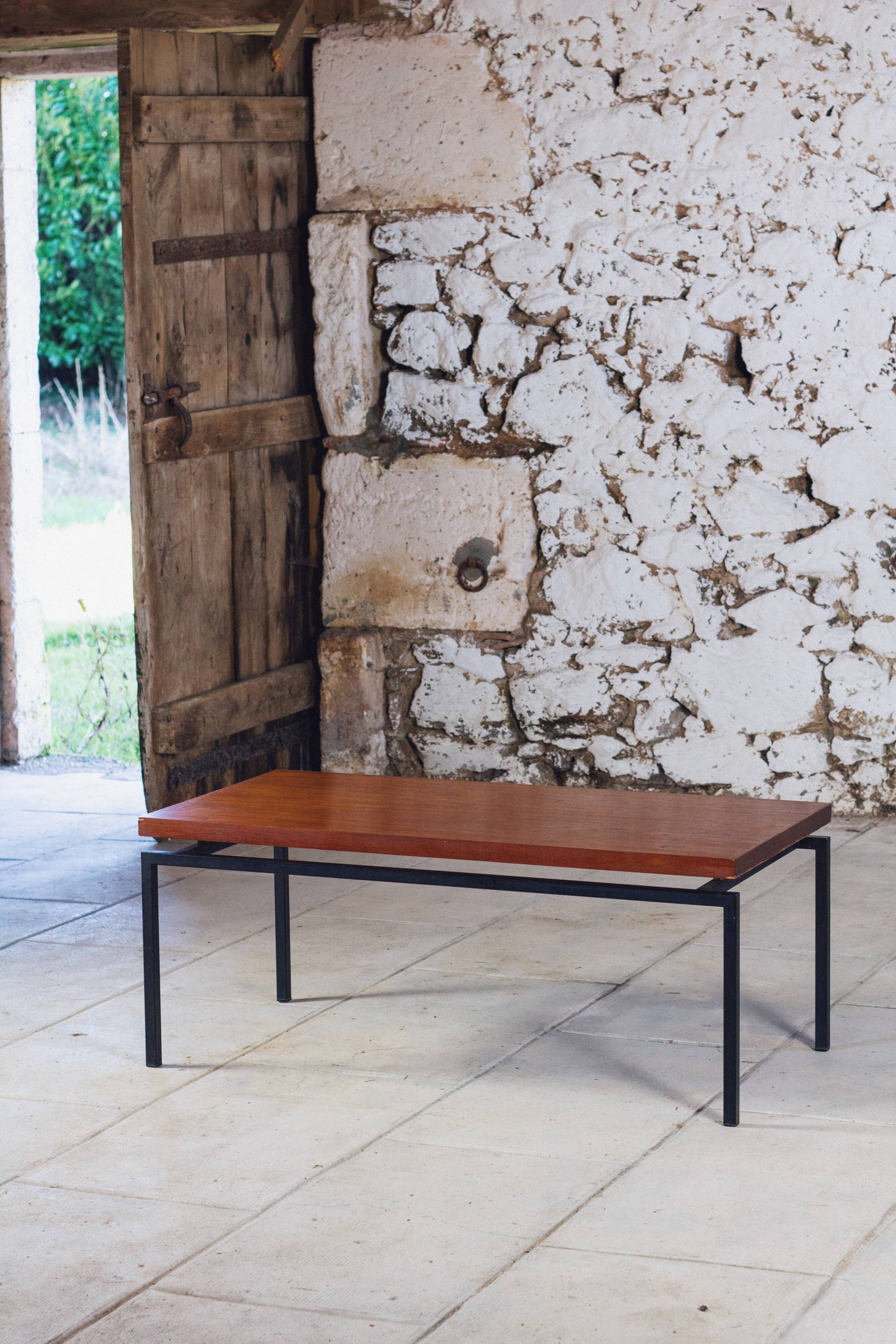Modernist teak coffee table, 1960